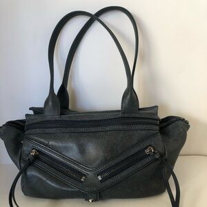 Botkier Navy Blue Medium Trigger Satchel